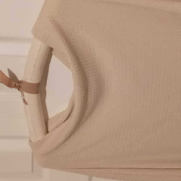 Off White (Stone) Soft & Sexy Off The Shoulder Waffle Knit Plus size 2Xl NWT - Picture 5 of 10